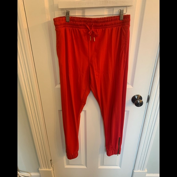 ZYIA Red Everywhere Joggers size Medium, like new - Picture 1 of 5